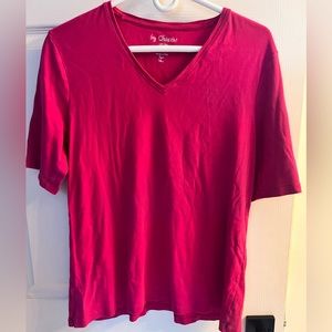 Chico's V-Neck Tee Size 2 (12/14L)